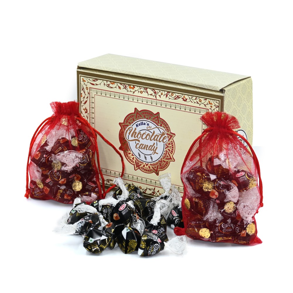 Coletto creamz vanilla and black chocolate center filled truffles  gift box