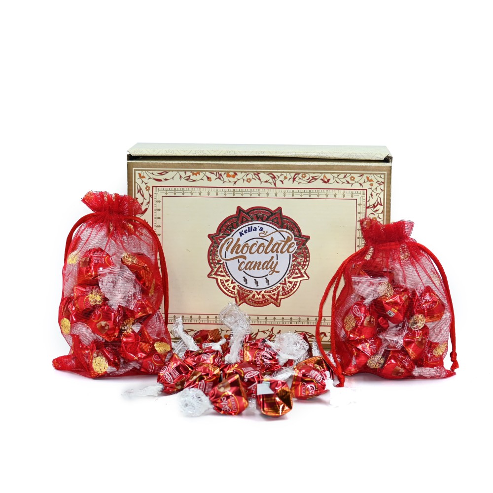 Coletto creamz vanilla and red chocolate center filled truffles gift box