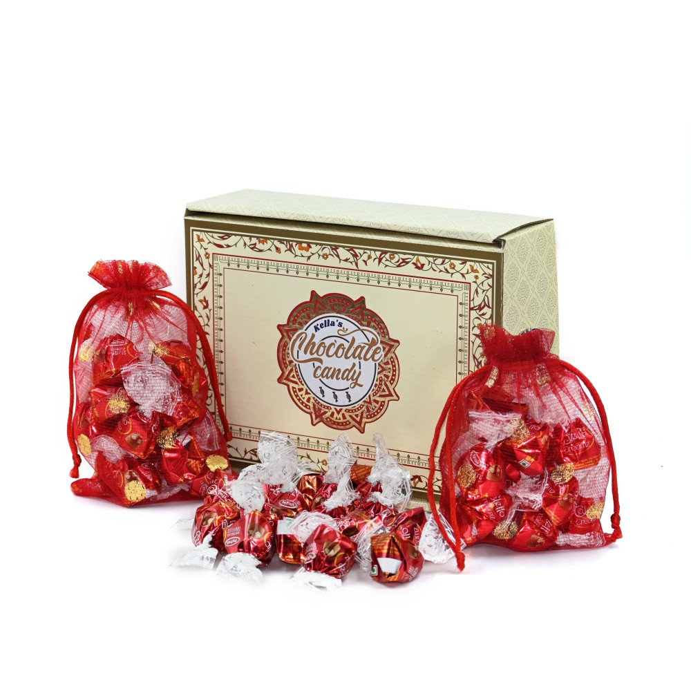 Coletto creamz vanilla and red chocolate center filled truffles gift box