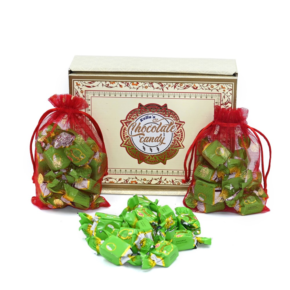 Mandola center filled Premium  coconut flavor truffles