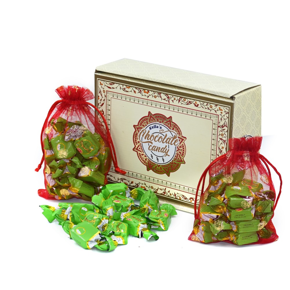 Mandola center filled Premium  coconut flavor truffles  gift box