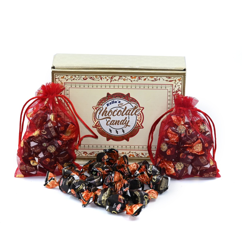 cacao dark cream fills chocolate truffles  gift box