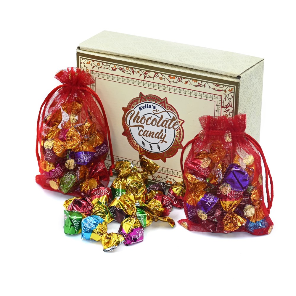 swiss trupello assortment of chocolate truffles  gift box