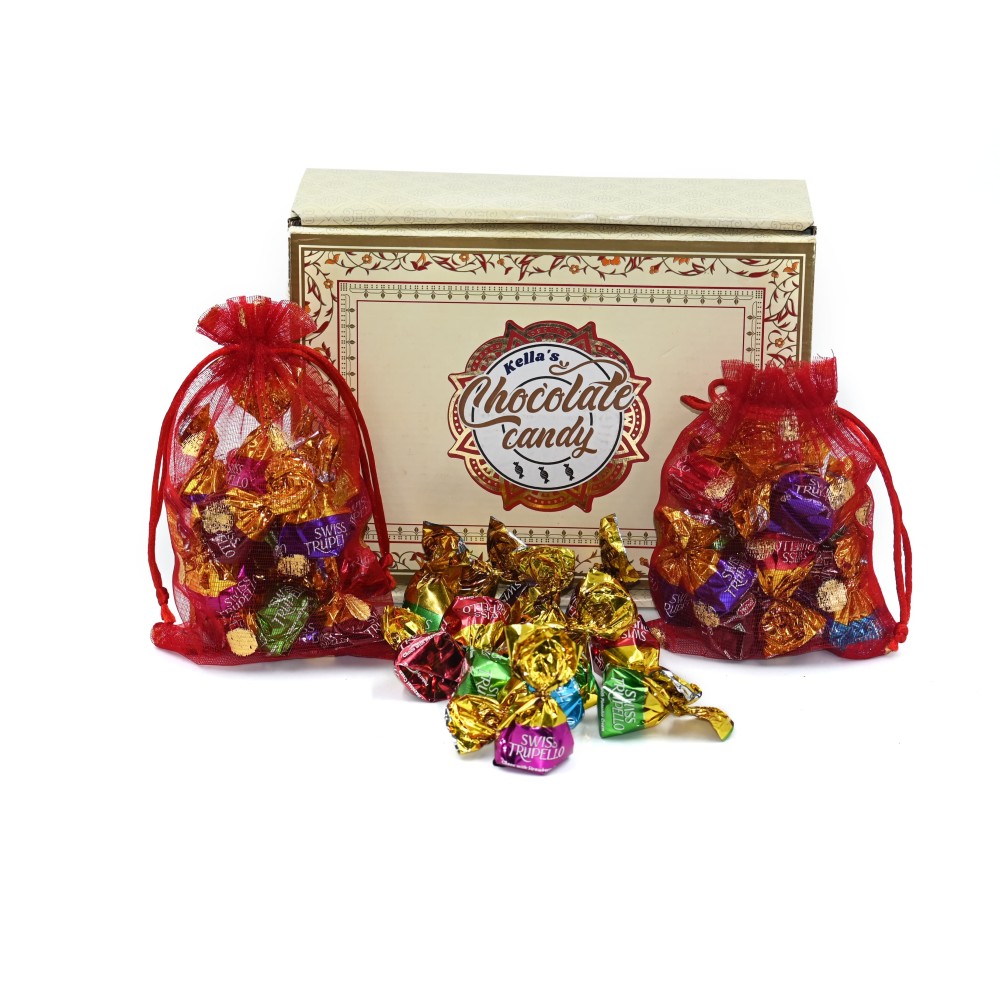 swiss trupello assortment of chocolate truffles  gift box